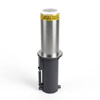 Borne de stationnement intelligente escamotable avec contrôle par application, poteau automatique en acier inoxydable 304 pour allée avec indicateur LED inclus