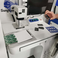 Machine de marquage laser à fibre de bureau de haute qualité de la marque ST, haute précision, vitesse rapide pour la ligne de production SMT, l'industrie de la placement de composants