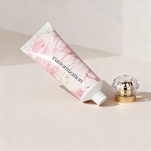 Tube souple personnalisé de luxe pour cosmétiques : lotion corporelle, crème visage, crème <span class=keywords><strong>solaire</strong></span>, crème pour les <span class=keywords><strong>mains</strong></span> – Tube cosmétique léger à presser avec étiquette - Product Image 5