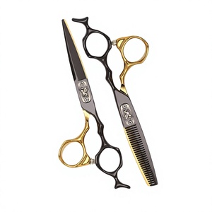 Ciseaux à cheveux en acier inoxydable IKZARSA de 6 pouces, ciseaux de barbier professionnels pour droitiers, pour la coupe de la barbe et des cheveux - Product Image 4