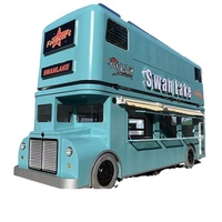 Usines chinoises Prix de gros nouveau camion de nourriture de bus à deux étages artisanal de haute qualité pour la décoration