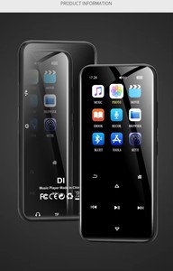 Reproductor MP3 con botón táctil de 2,4 pulgadas, altavoz incorporado BT, 16 GB, compatible con tarjeta TF de hasta 128 GB, Walkman de música sin pérdidas para estudiantes y deportes - Product Image 5