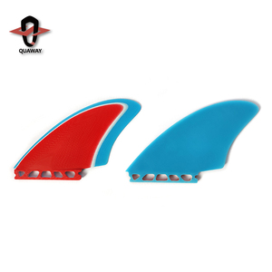Waterplay-aletas de <span class=keywords><strong>Surf</strong></span> de fibra de vidrio, doble pestaña, individual - Product Image 3