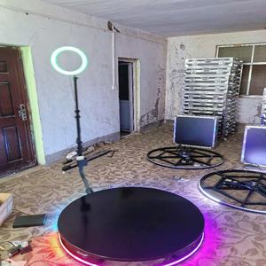 GT GT-<span class=keywords><strong>360</strong></span>-3回転<span class=keywords><strong>360</strong></span>フォトブーススマートフォンiPad一眼レフカメラワイヤレスリモコン歌唱ダンスライブインスタントプリント - Product Image 5