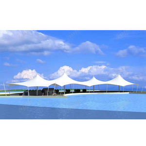 Couverture de piscine en membrane architecturale tendue en PVDF, structure de natatorium extérieure, tente pour piscine, fabrication chinoise - Product Image 6