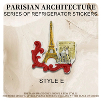 Français Paris Voyage Souvenir Résine Réfrigérateur Aimant Creative Personnalisé 3D Arc De Triomphe Tour Eiffel