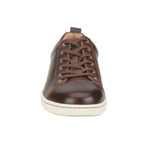 Baskets d'extérieur en cuir véritable marron pour enfants, chaussures de sport décontractées à lacets, nouvelle collection, vente en gros - Product Image 1
