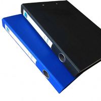 Carpeta de Archivo A4 de PVC Hq-332, 3 mm de Grosor, Azul/Negro, Logotipo Personalizado, 315X245 mm, Oficina, Escuela, Alta Calidad, Venta al por Mayor