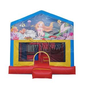 WINSUN Château gonflable commercial sur le thème <span class=keywords><strong>du</strong></span> <span class=keywords><strong>monde</strong></span> marin avec poissons - Product Image 2