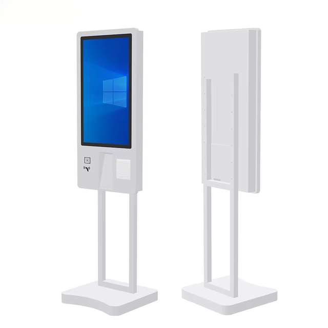 21.5 Inch 32 Inch Interactive Automatic Touch Screen Kiosk Self Ordering Payment Machine Floor Standing Self Service Kiosk