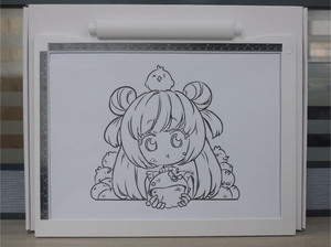 Tablette lumineuse à <span class=keywords><strong>dessin</strong></span> LED alimentée par <span class=keywords><strong>batterie</strong></span> Slim Hotsale A4-19, planche flexible pour croquis, dessins faciles pour enfants - Product Image 3