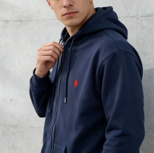 Ralf Herren 2-Teiliges Einfarbiges Trainingsanzug-Set Hoodie & Jogginganzug mit Reißverschluss Knitterfrei Umweltfreundlich Anpassbar Sportlich Mit LOGO - Product Image 4