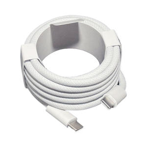 Câble de données double type-c tressé à chargement rapide pour <span class=keywords><strong>Apple</strong></span> 15 Mac 240 WMac2 Écouteurs à gaine en nylon compatibles avec les appareils <span class=keywords><strong>Apple</strong></span> - Product Image 5