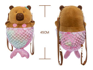 Nuovo Peluche Megan Senza Pinne di Sirena, Giocattolo a Forma di Porpo, Cuscino a Forma di Porcellino d'India Oceanico - Product Image 4