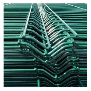 Recinzione <span class=keywords><strong>da</strong></span> <span class=keywords><strong>Giardino</strong></span> in Metallo PVC per Esterni Personalizzata Antiruggine Pannello di Recinzione Curvo 3D Rivestito in PVC con Piegatura a V Rete Metallica Elettrosaldata 3D - Product Image 6