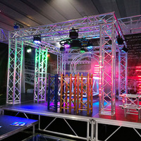 Estructura de Aluminio Chaoda con Conexión de Pernos, Diseño Cuadrado, Ligera y Resistente, para Iluminación de Conciertos - Rápida Instalación