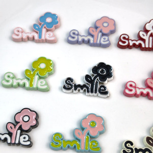 Smile Flower Plastic Resin Patch 3D DIY Jewelry Accessories For Shoes Hair <b>Clips</b> Phone Cases - Product Image 5