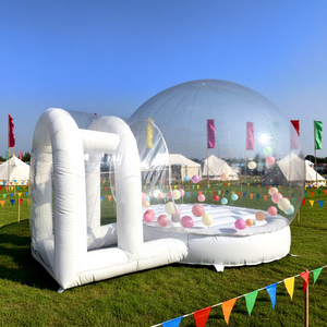 Clear <strong>Bubble</strong> Tent With Bouncy Bottom <strong>Bubble</strong> House <strong>Inflatable</strong> Balloon Outdoor <strong>Bubble</strong> Dome Tent Clear <strong>Bubble</strong> House Trampoline - Product Image 1