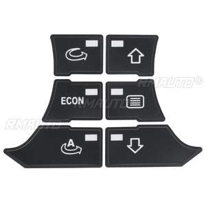 Pegatina de Reparación para Botón de Aire Acondicionado de Consola Central de Coche A3 8P para Audi A3 8P, Adhesivos de Reparación para Interruptor de Climatización, Decalques para Corregir la Apariencia Desagradable - Product Image 4