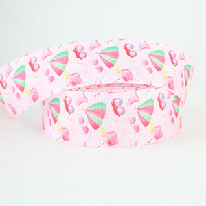 Ưa thích Nancy 1.5 "trái cây khuôn mẫu duy nhất mặt 100% Polyester rộng Grosgrain Ribbon nhân vật logo vải - Product Image 3