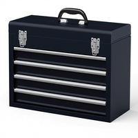 Armoire à outils portable WIGGLE à 4 tiroirs, robuste, en acier, verrouillable, moderne, avec poignée, personnalisable OEM, garantie 3 ans, pour garage