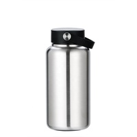 Kit de survie en plein air, gourde portable en acier inoxydable 1000 ml, bouteille d'eau pour le sport, les voyages, le cyclisme, la randonnée, le camping, le vélo