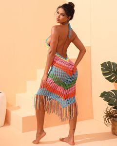 TW 2025 <span class=keywords><strong>Maillot</strong></span> <span class=keywords><strong>de</strong></span> <span class=keywords><strong>bain</strong></span> d'été coloré et personnalisé fait à la main au crochet pour la plage Robe sexy <span class=keywords><strong>1</strong></span> <span class=keywords><strong>pièce</strong></span> Bikinis <span class=keywords><strong>Maillot</strong></span> <span class=keywords><strong>de</strong></span> <span class=keywords><strong>bain</strong></span> <span class=keywords><strong>dos</strong></span> <span class=keywords><strong>nu</strong></span> <span class=keywords><strong>de</strong></span> luxe pour femmes - Product Image 5