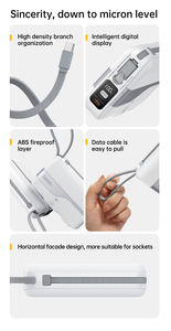 Caricatore portatile W & P 5-in-1 20,000mAh Power Bank, ricarica rapida 35W con presa a muro AC, cavi USB-C e fulmini - Product Image 6