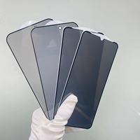 Protection d'écran en verre trempé 2D anti-espion à colle intégrale pour iPhone 16 13 Pro Max, prix d'usine, vente en gros