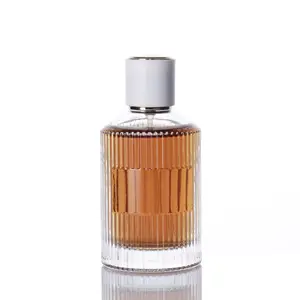 Garrafas de vidro para perfume 100ml, frasco de vidro spray de perfume curto e quente de 30ml/50ml