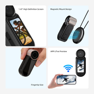 Caméra d'action portable HD 1080p avec vision nocturne, Wi-Fi, enregistreur vocal, pour vlog et dashcam - Product Image 4