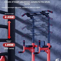 Barre de traction multifonctionnelle en acier, portable, pliable, durable et légère pour usage domestique – Tour de musculation polyvalente