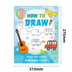 <span class=keywords><strong>Livre</strong></span> de coloriage étape par étape personnalisé en gros <span class=keywords><strong>livre</strong></span> d'apprentissage du <span class=keywords><strong>dessin</strong></span> impression en couleur pour les enfants comment dessiner - Product Image 5