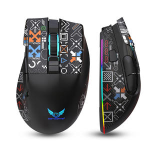 เซโรเดท ที 27 เมาส์สำหรับเล่นเกมไร้สาย 7 ปุ่มไฟ RGB โฟโตอิเล็กทริคสำหรับการใช้งานสำนักงานอีสปอร์ต - Product Image 1