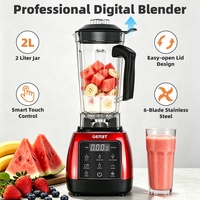 Licuadora Mezcladora de Frutas para Cocina, Licuadora Comercial de 3 HP para Leche de Soya y Trituradora de Hielo en Venta