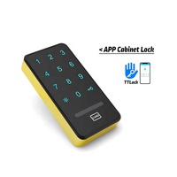 Código de contraseña electrónico controlado por aplicación TTLOCK, seguridad para el hogar, oficina, gimnasio, cerradura de teclado sin llave, gabinetes, combinación de cajas de cerradura de puerta
