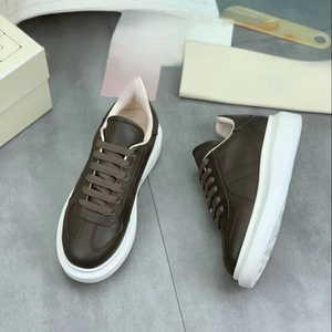 Baskets décontractées Alexander en cuir à lacets avec plateforme et semelle épaisse surélevée pour hommes et femmes, chaussures urbaines quotidiennes Queen - Product Image 1