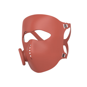 <span class=keywords><strong>Masque</strong></span> facial <span class=keywords><strong>LED</strong></span> Photon en silicone, 4 niveaux, Type C, 1200 mAh, 3,7 V, 5 V 1 A, 2 W, 2 h de charge, orange, rechargeable, couverture complète pour usage domestique - Product Image 4
