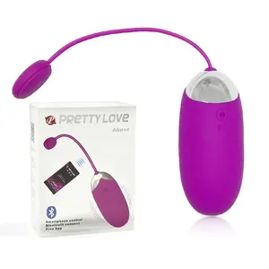 Vibrators ไวเบรเตอร์อัจฉริยะควบคุมด้วยแอปโทรศัพท์,ลูกบอล Kegel สั่นความถี่12ระดับเซ็กส์ทอยสำหรับผู้หญิง Vibrato ทรงพลัง