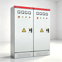 Tableau de distribution électrique triphasé industriel basse tension 380V 630A avec disjoncteur principal MCCB et connexion par barre omnibus en cuivre IP54