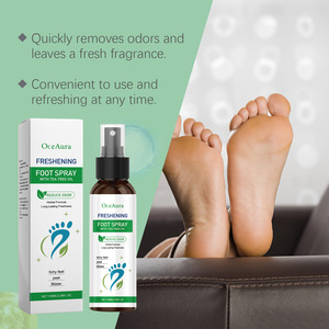 Meilleure vente OCEAURA Formule à base de plantes Parfum durable Odeur douce Rafraîchissant Non gras Portable Foot Fresh Spray - Product Image 2