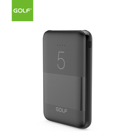 Batterie au lithium-ion chargeur mobile de petite taille LED électronique Type C Mini batterie externe portable 5000mAh