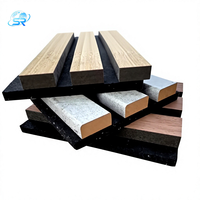 Panneau acoustique en lattes de bois Akupanel, panneau mural insonorisant en placage MDF pour la décoration des murs et plafonds intérieurs