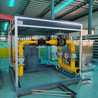 Station de régulation de pression de gaz naturel professionnelle sur châssis, avancée, pour l'odorisation, haute capacité (100-15000 Nm/h)