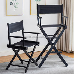 Venta al por mayor al aire libre logotipo personalizado de madera plegable Silla de dirección - Product Image 4