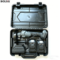 BOLNA OEM/ODM Meuleuse d'angle industrielle portable sans fil 21V sans balais avec interrupteur à gâchette, disque de meulage, 1500mAh, 20000 tr/min