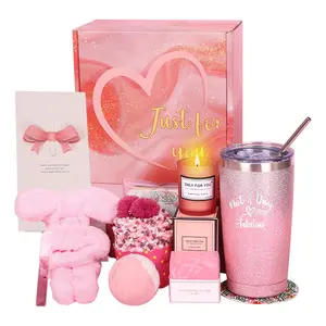 Get Well Soon <span class=keywords><strong>Cadeaux</strong></span> pour les femmes Ensemble de bain de spa <span class=keywords><strong>fait</strong></span> <span class=keywords><strong>maison</strong></span> Logo personnalisé Idées de <span class=keywords><strong>cadeaux</strong></span> de remerciement drôles pour un ami, article de cadeau de maman - Product Image 1