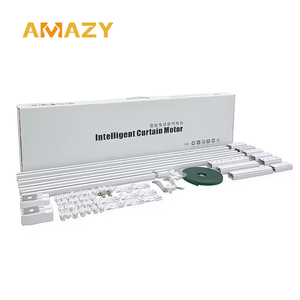 Kit de Motor Inteligente para Cortinas Tuya WiFi DIY con Riel Motorizado, Compatible con Alexa y Google Home, Juego de Cortinas Eléctricas con Control Remoto - Product Image 3