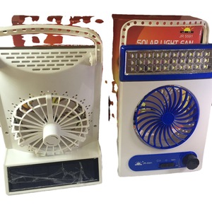 Lámpara Solar Multifuncional para Exteriores con Ventilador, Linterna Portátil, 30 LED Recargables, Lámpara de Escritorio con Ventilador de Energía Solar - Product Image 5