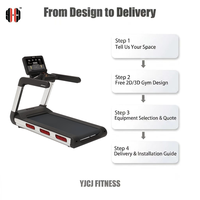 Caminadora P1010 para Gimnasio con Motor de 3HP, Pantalla LCD, Funciones de Inclinación y Monitoreo de Frecuencia Cardíaca